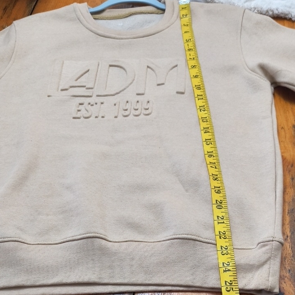 ADM Beige Crewneck Sweatshirt - Picture 8 of 9
